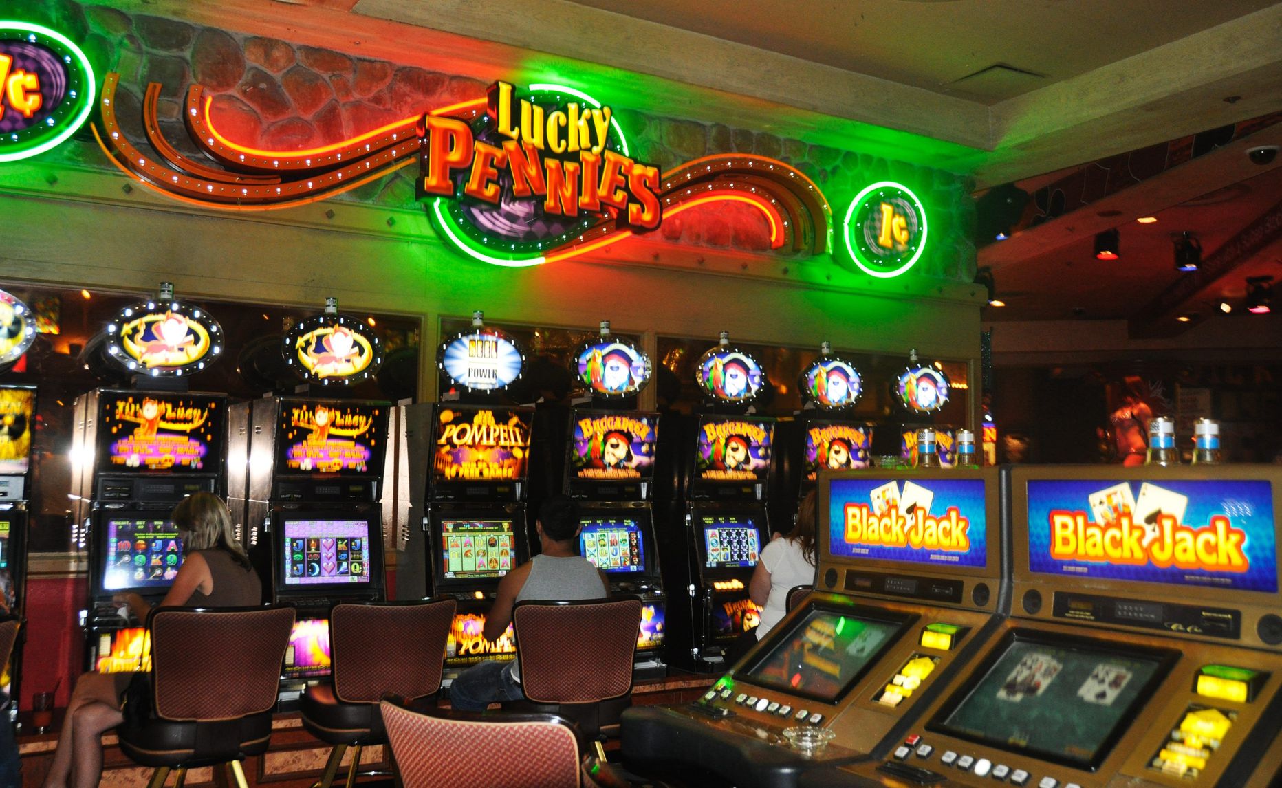 Las Vegase mänguautomaadid.