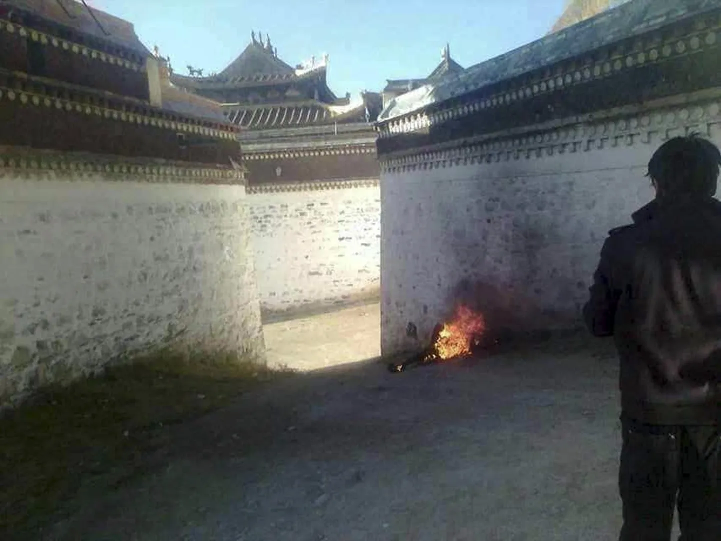 Foto end põlema süüdanud tiibetlasest pärineb 22. oktoobrist.
