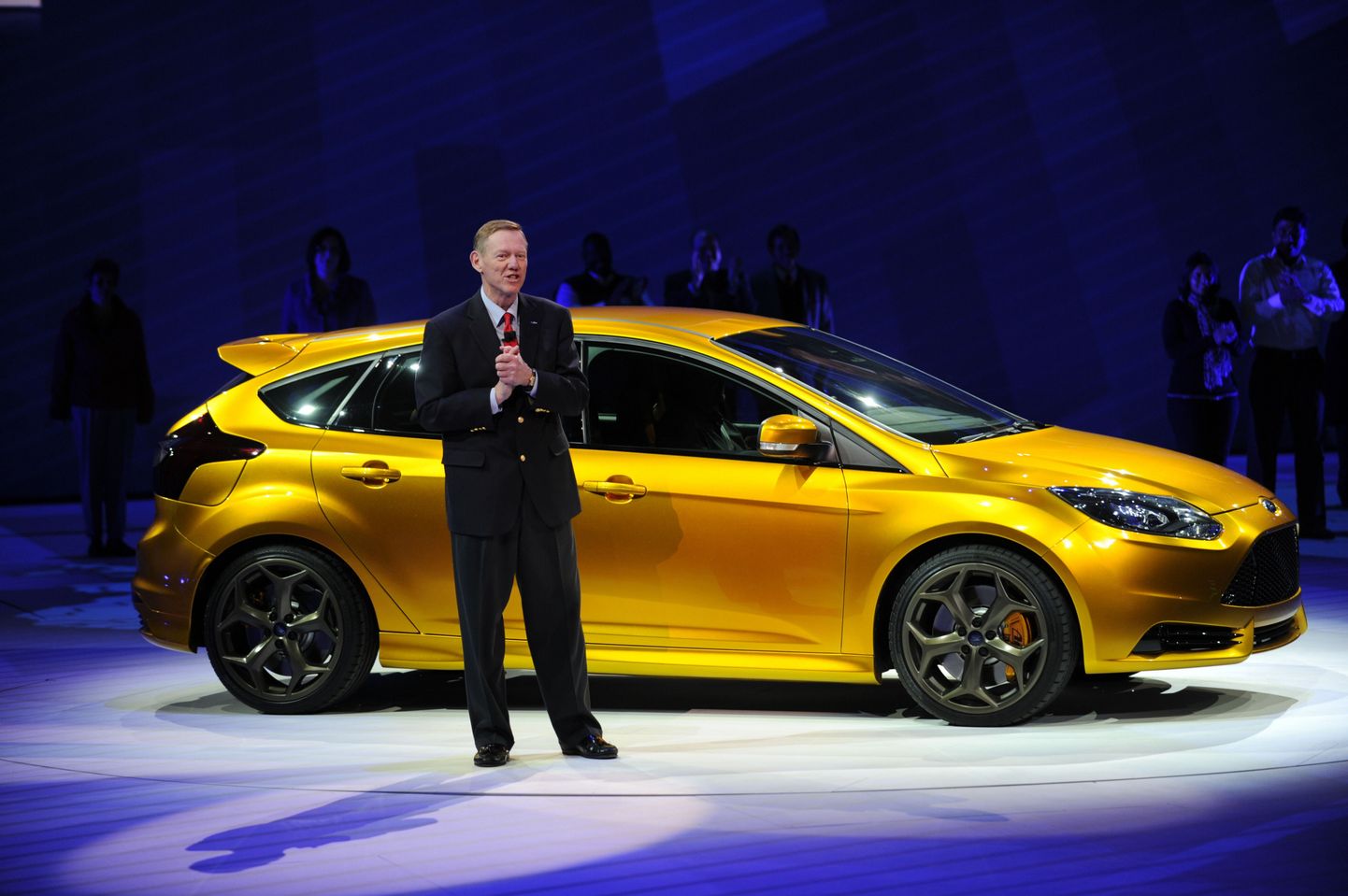 Ilustratīvs attēls: Ford Focus ST prezentācija 2011.gada 10.janvārī Detroitas auto izstādē