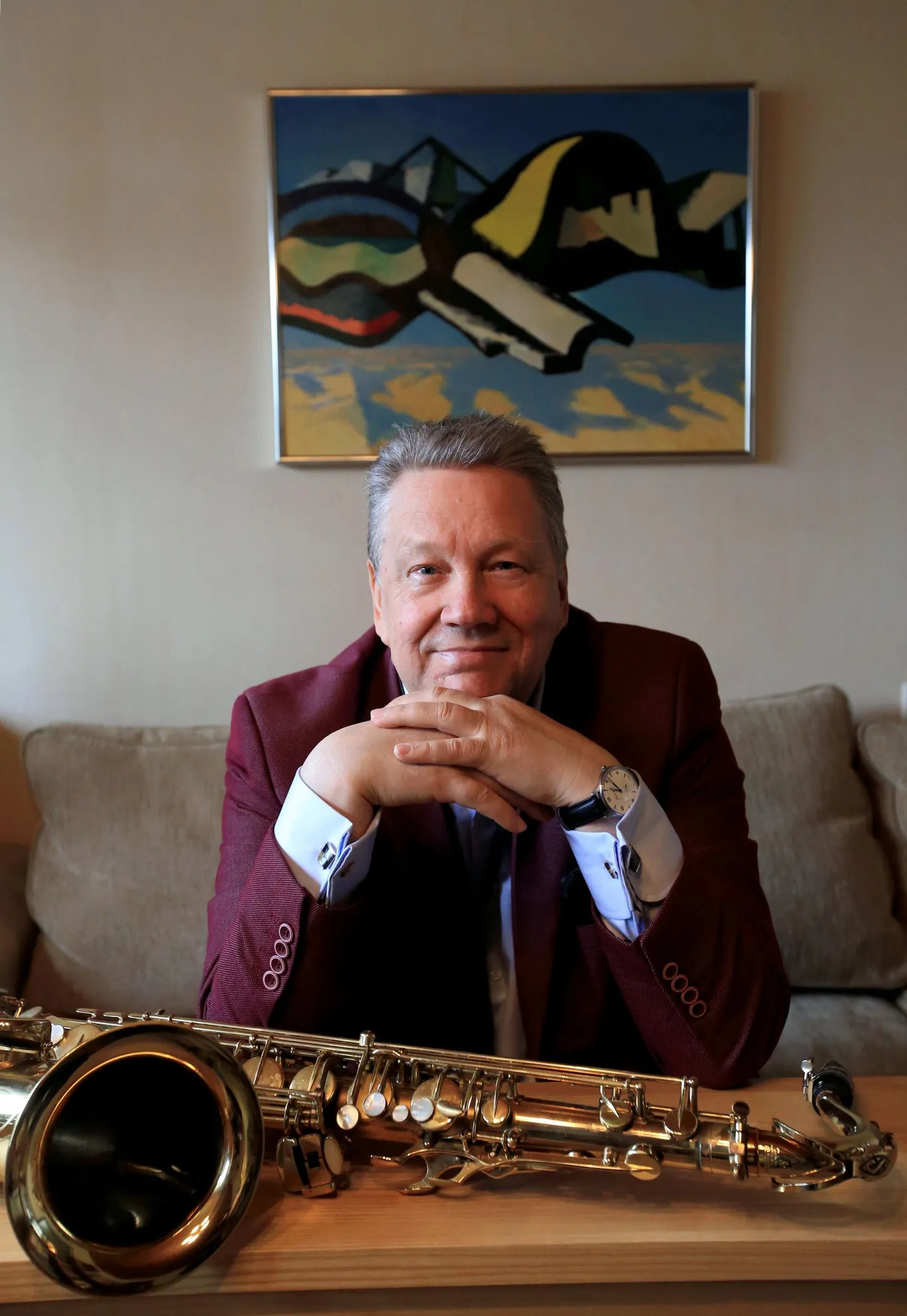 Pildil saksofonist Lembit Saarsalu.