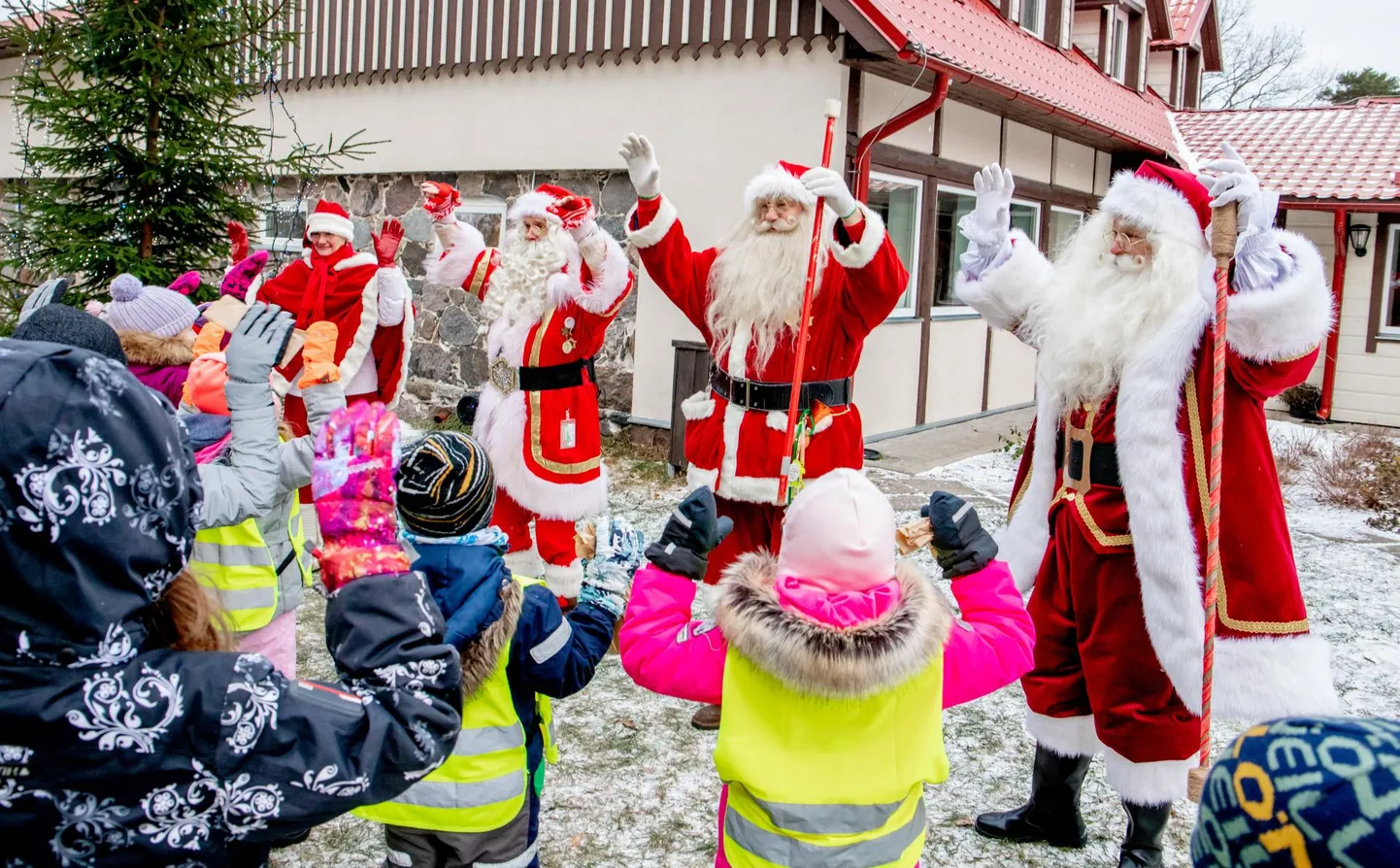 Jõuluvana rändpostkontori avamine.