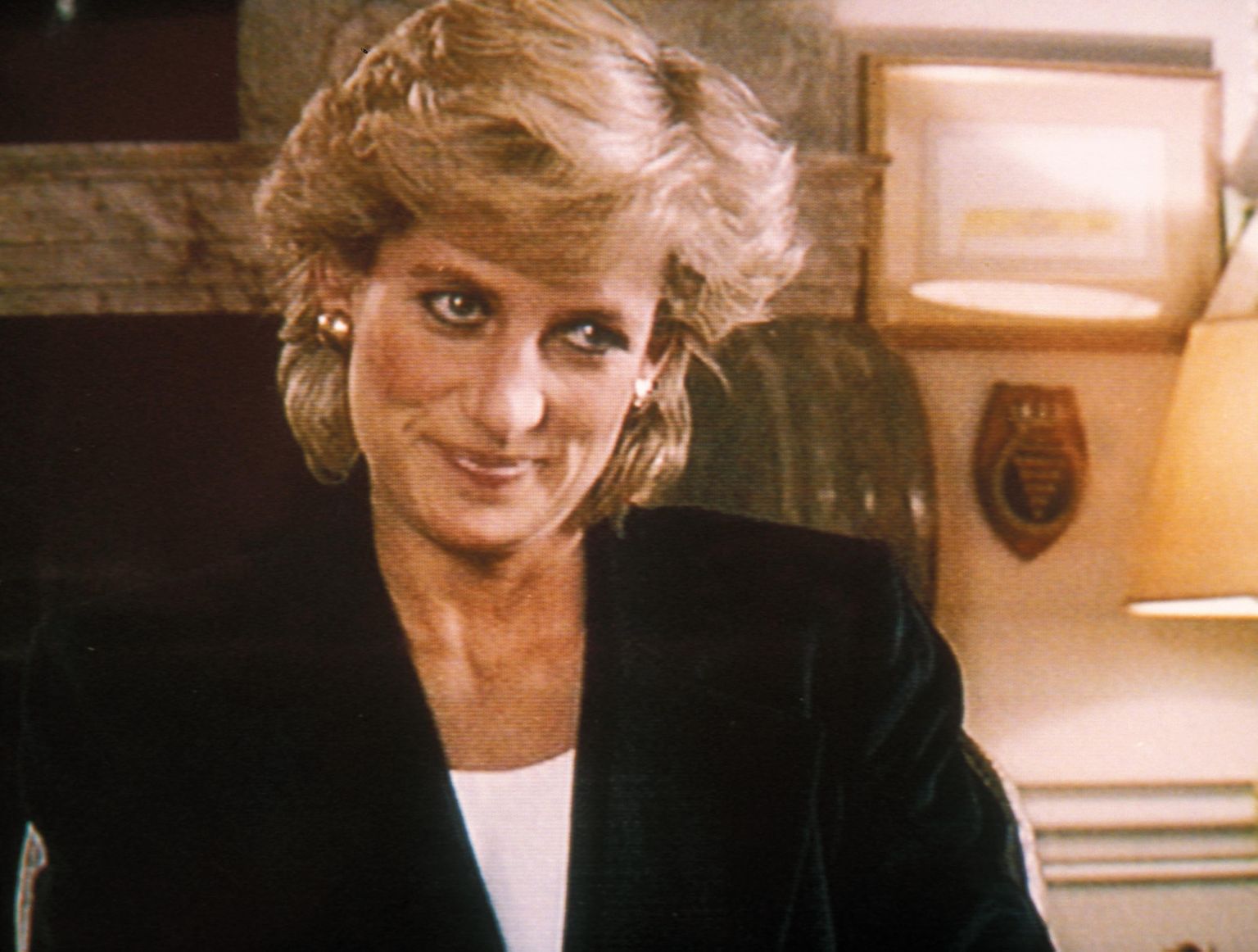 Printsess Diana intervjuu Martin Bashiriga linastus 20. novembril 1995. Kaader intervjuust.