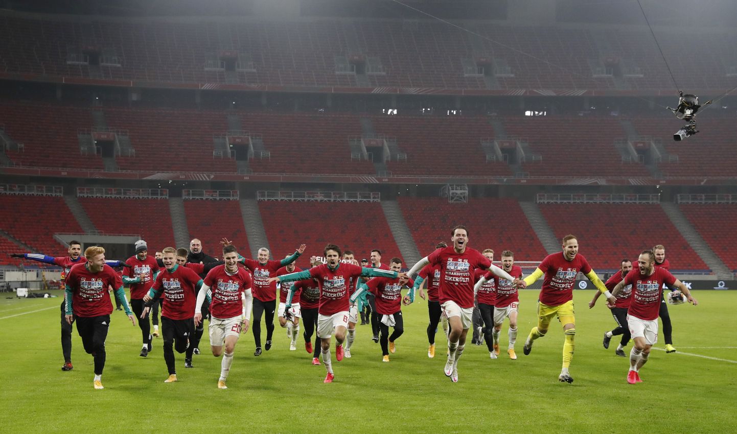 Ungari jalgpallikoondis tagas pääsu EM-finaalturniirile.