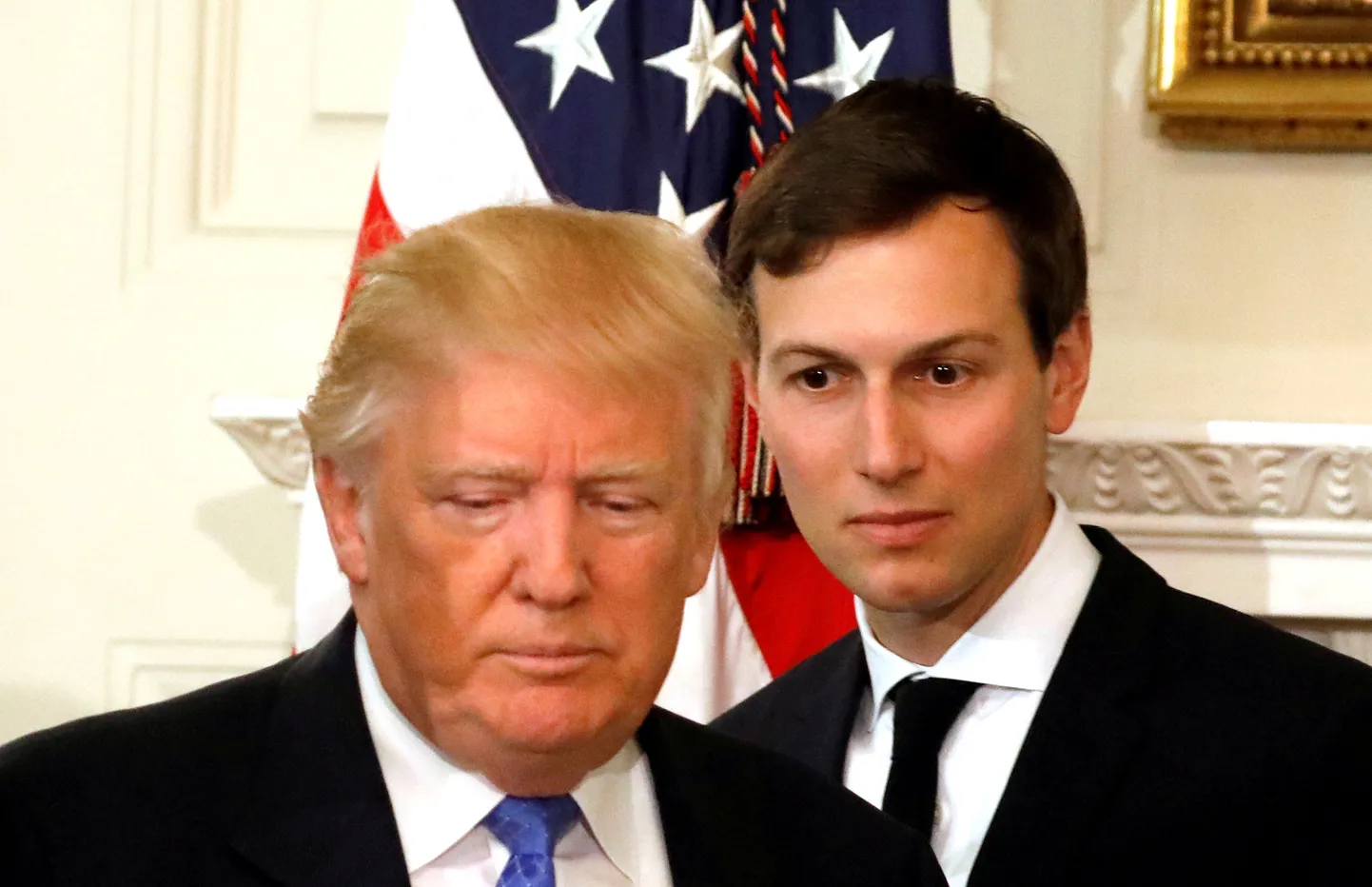 USA president Donald Trump (vasakul) ja tema väimees Jared Kushner.