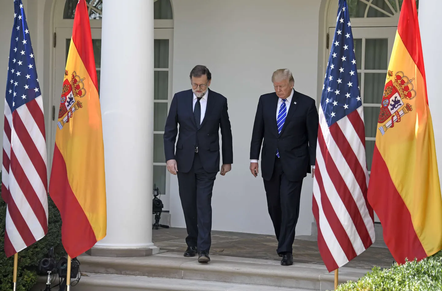 Donald Trump ja Mariano Rajoy