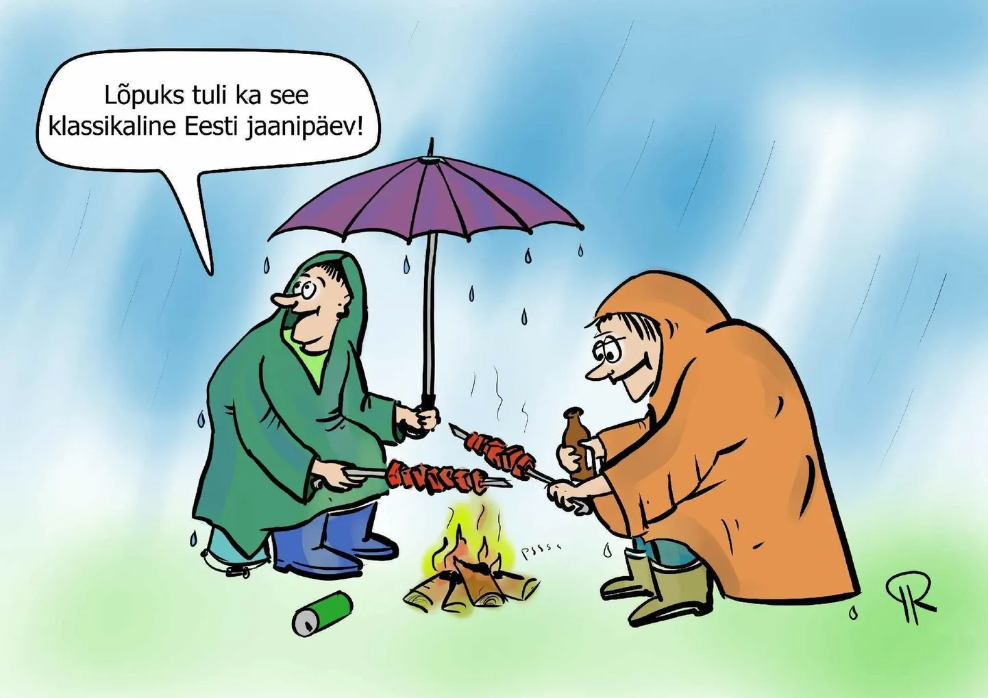 Nädala karikatuur "Häid jaane!"