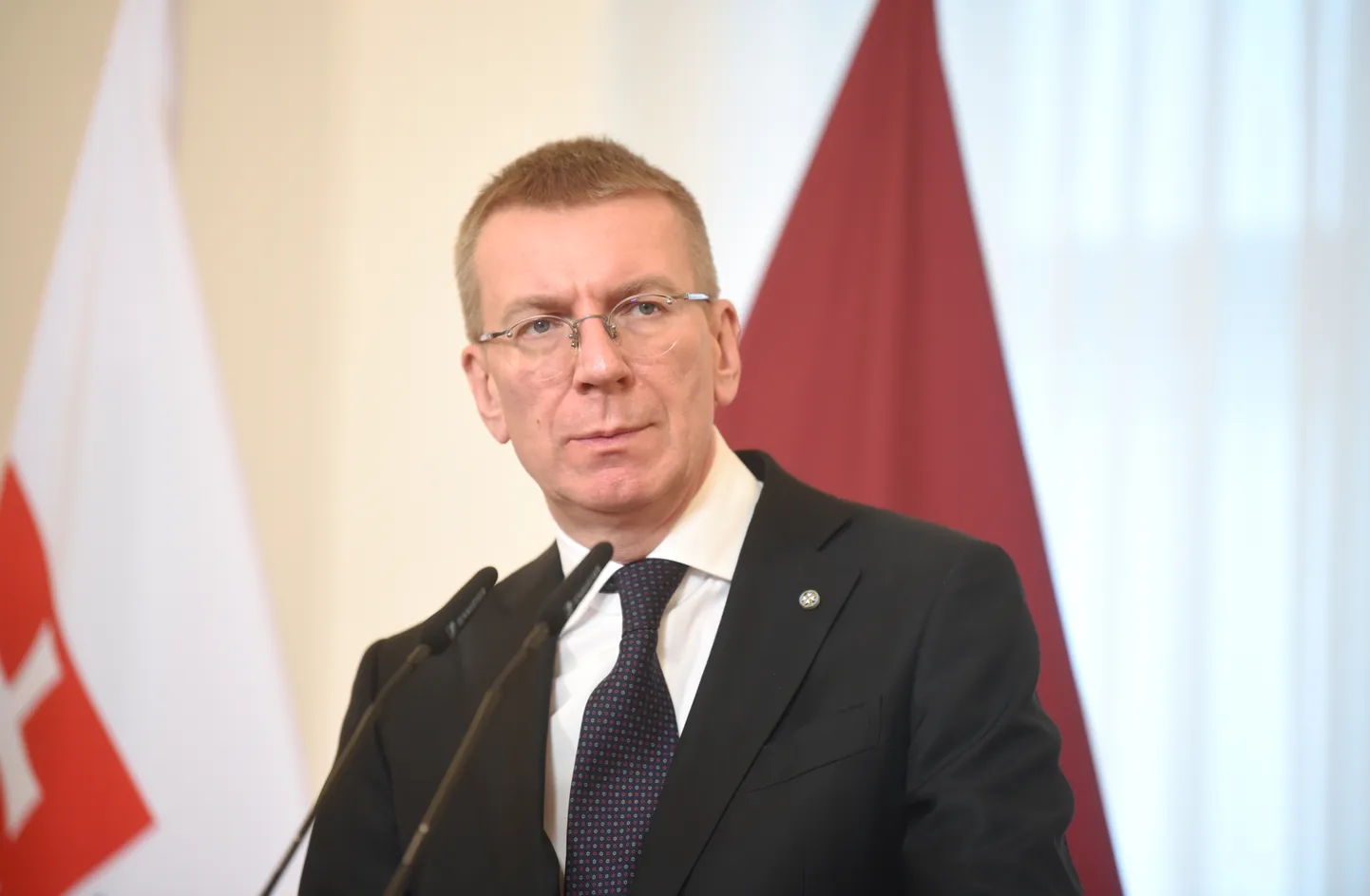 Президент Латвии Эдгар Ринкевич