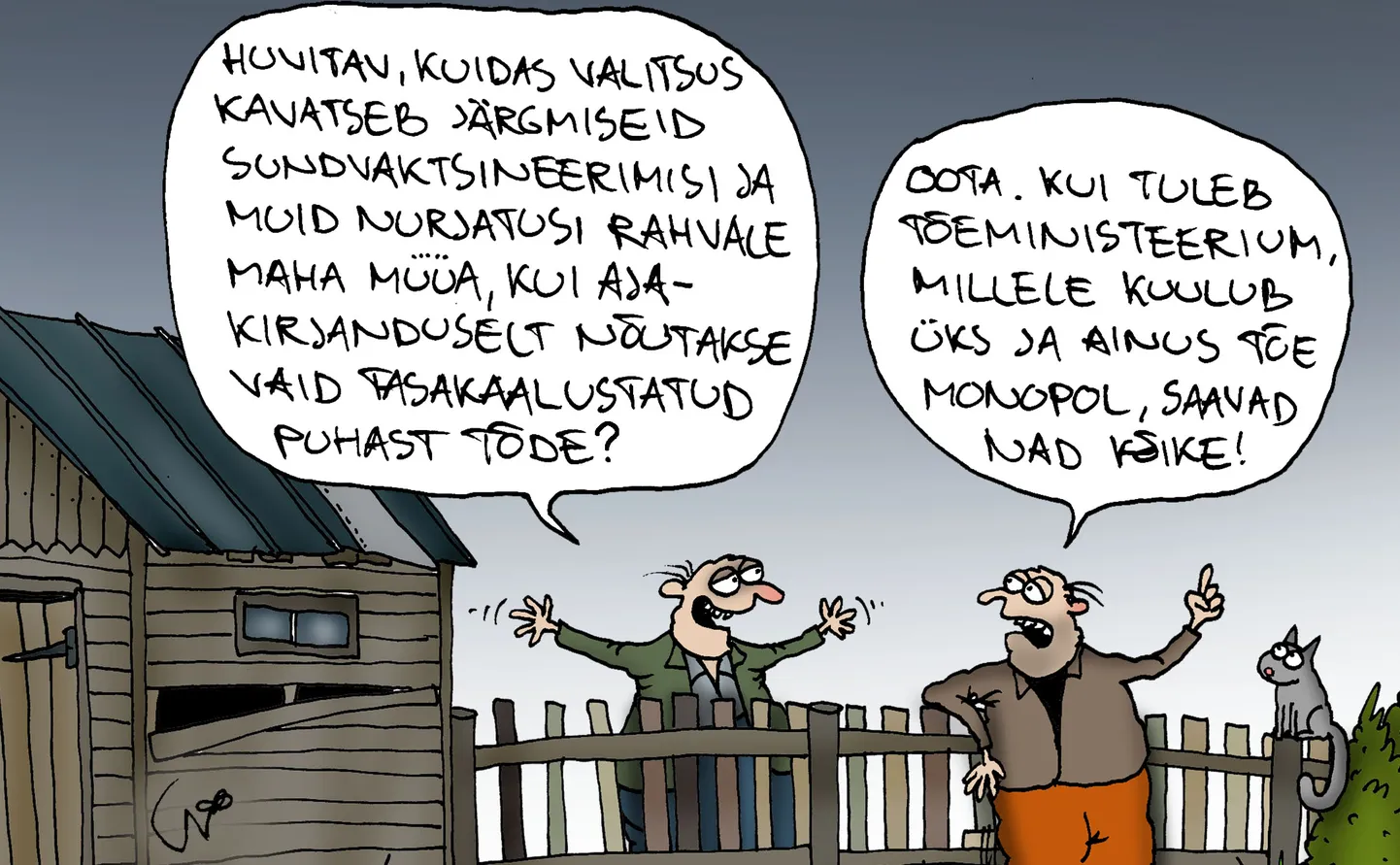 Urmas Nemvalts joonistab.