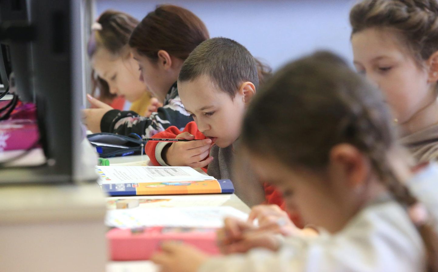 Ukraina laste matemaatikatund Tartus Forseliuse koolis.