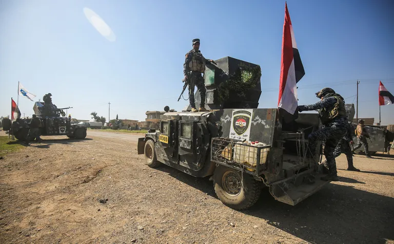 Operatsioon Mosuli lääneosa tagasivallutamiseks al-Buseifis. Foto: AFP PHOTO/AHMAD AL-RUBAYE/Scanpix