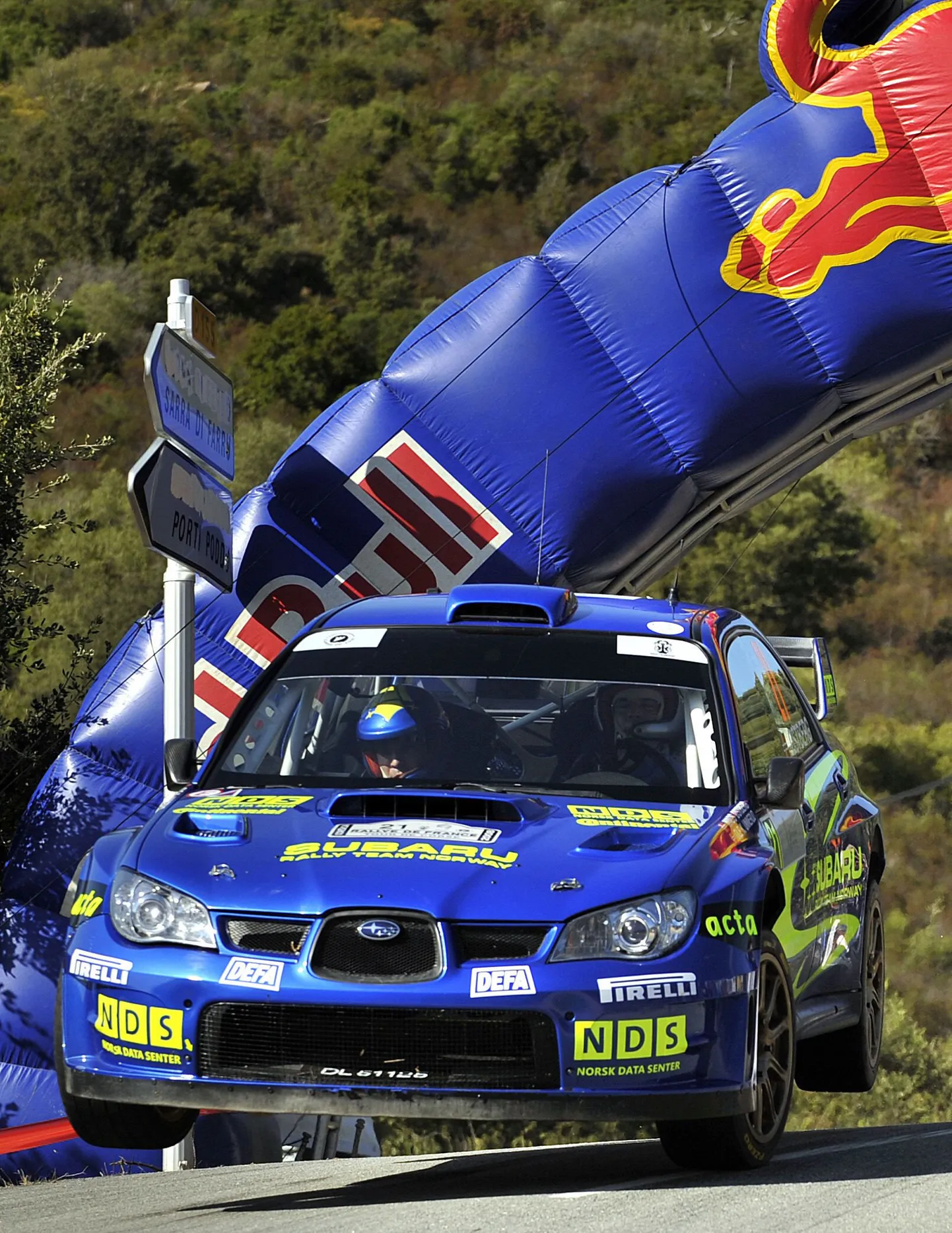 Mads Ostberg Subaru roolis.