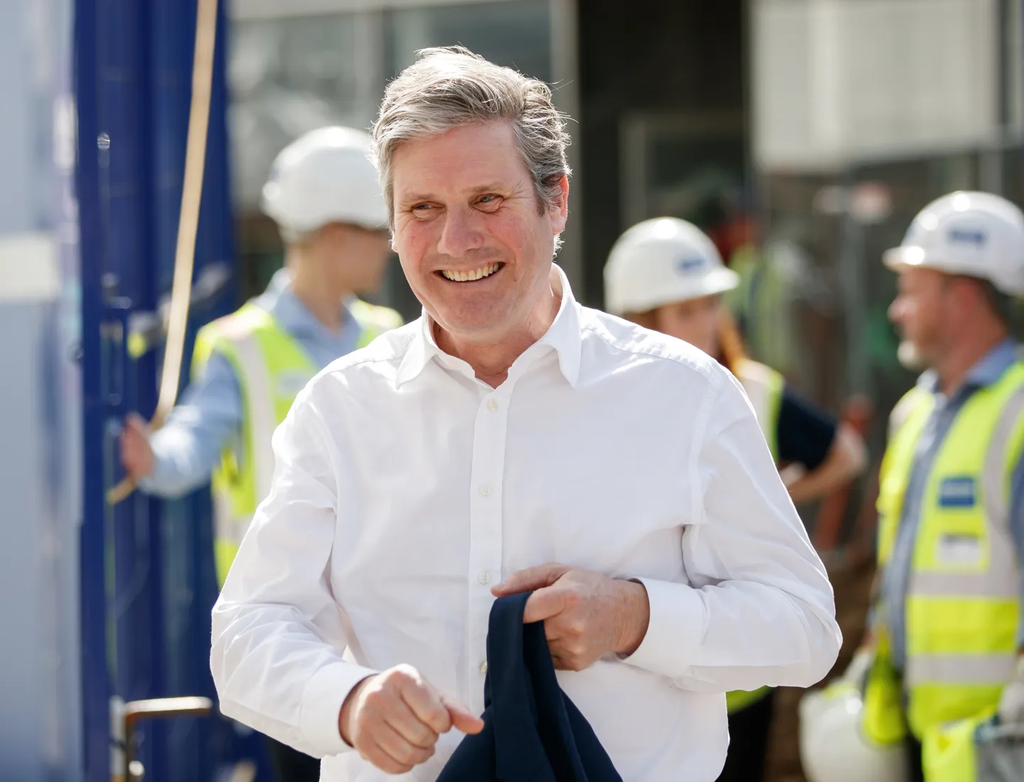 Ühendkuningriigi Tööpartei esimees Keir Starmer märtsi lõpus Sheffieldis.