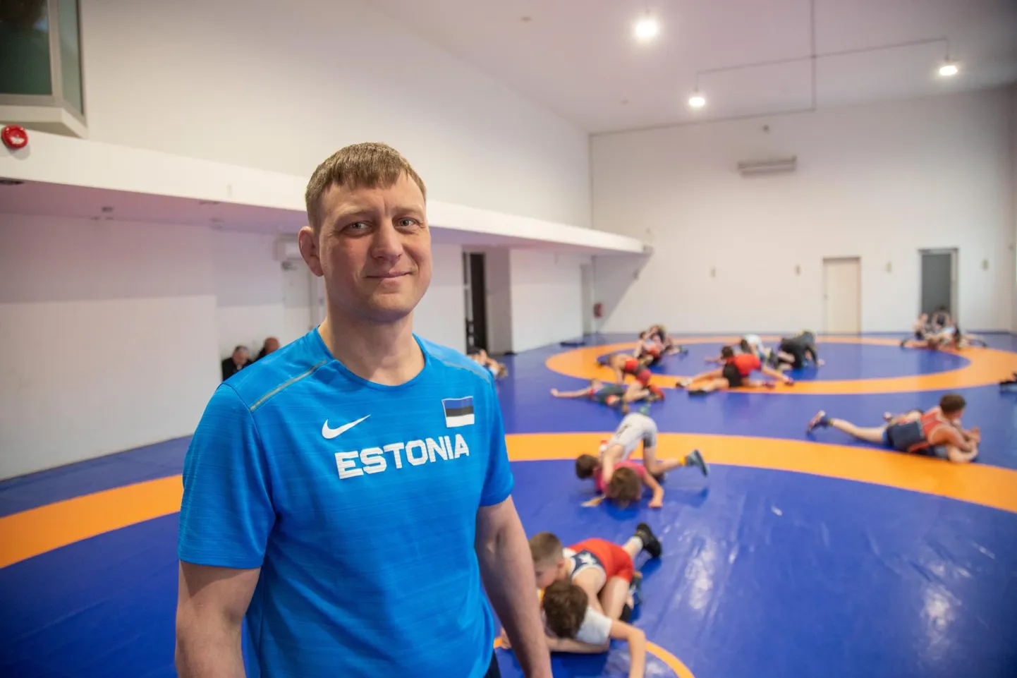 Viljandi spordikooli maadlustreener Rain Aleksandrov