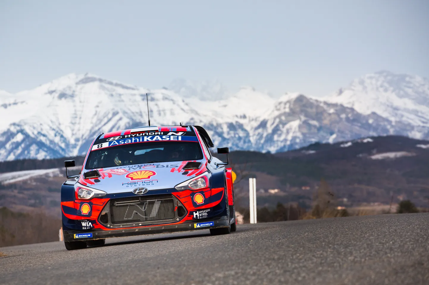 Ott Tänak ja Martin Järveoja mullu Monte Carlo rallil.