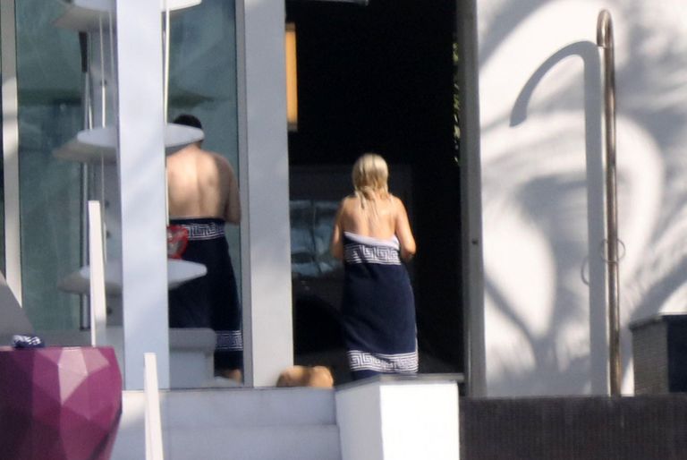 Christina Aguilera puhkusel Miami villas. 