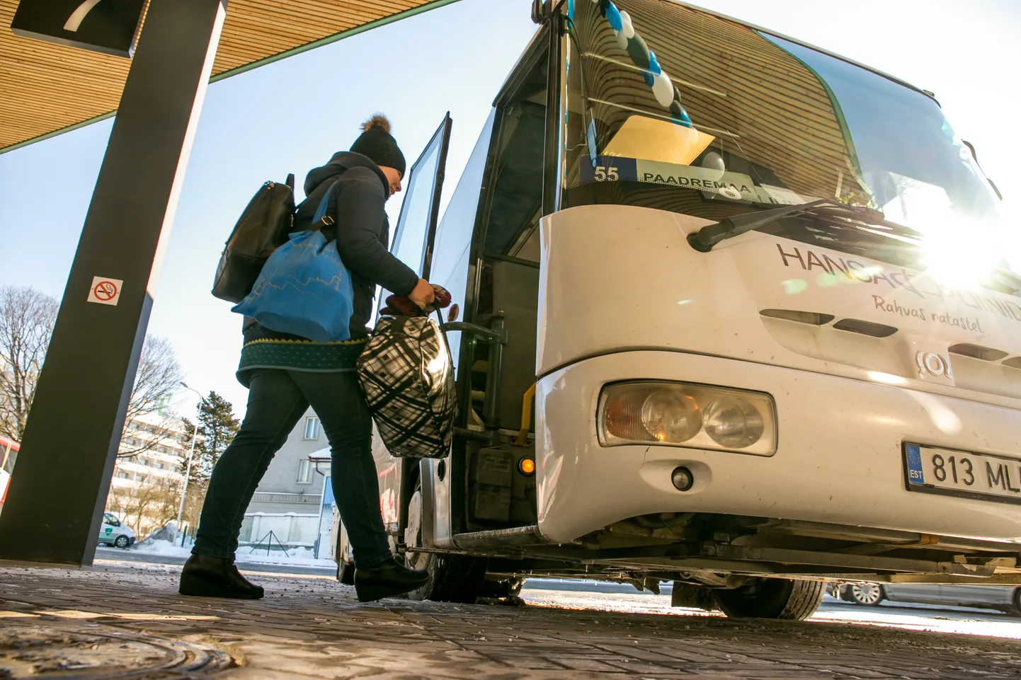 Pärnu bussijaam.