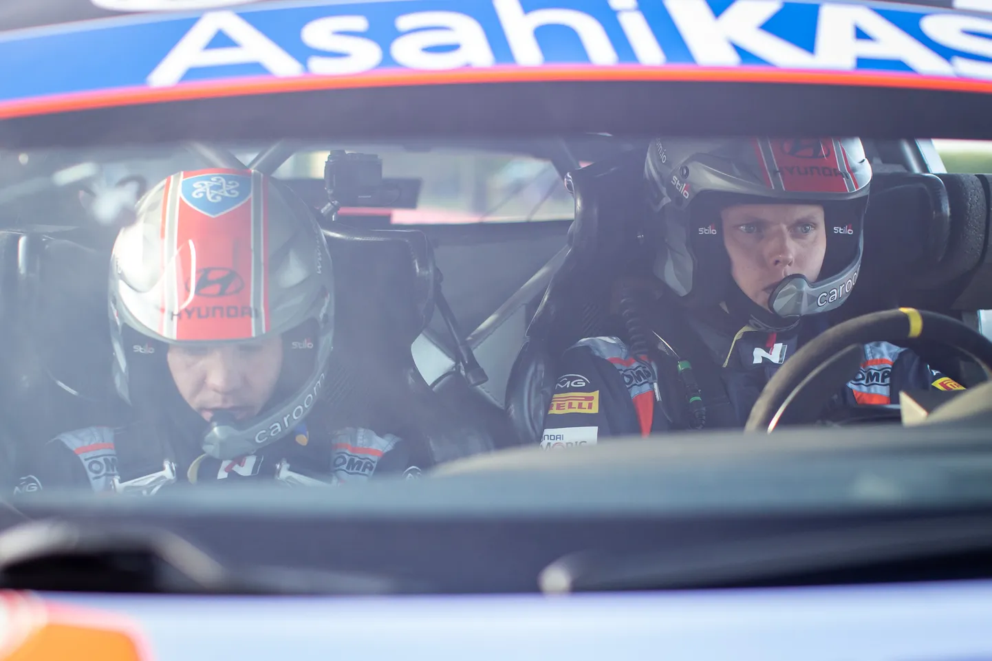Martin Järveoja (vasakul) ja Ott Tänak.