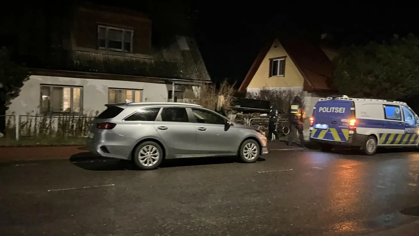 Sündmuskoht Rakveres Kesk tänaval.