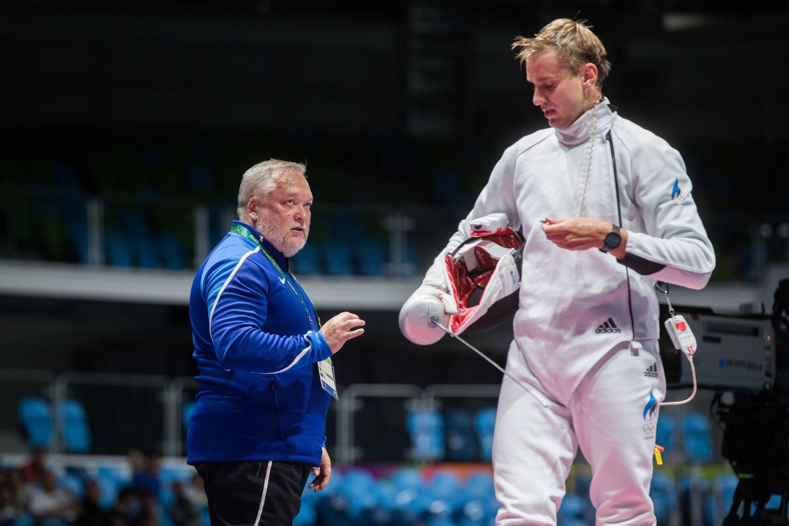 Николай Новоселов (справа) и Игорь Чикинев, 2016 год, Олимпиада в Рио де Жанейро.