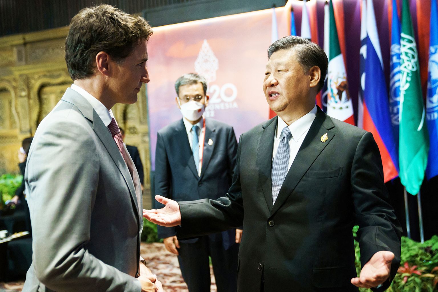 Си Цзиньпин и премьер Канады
