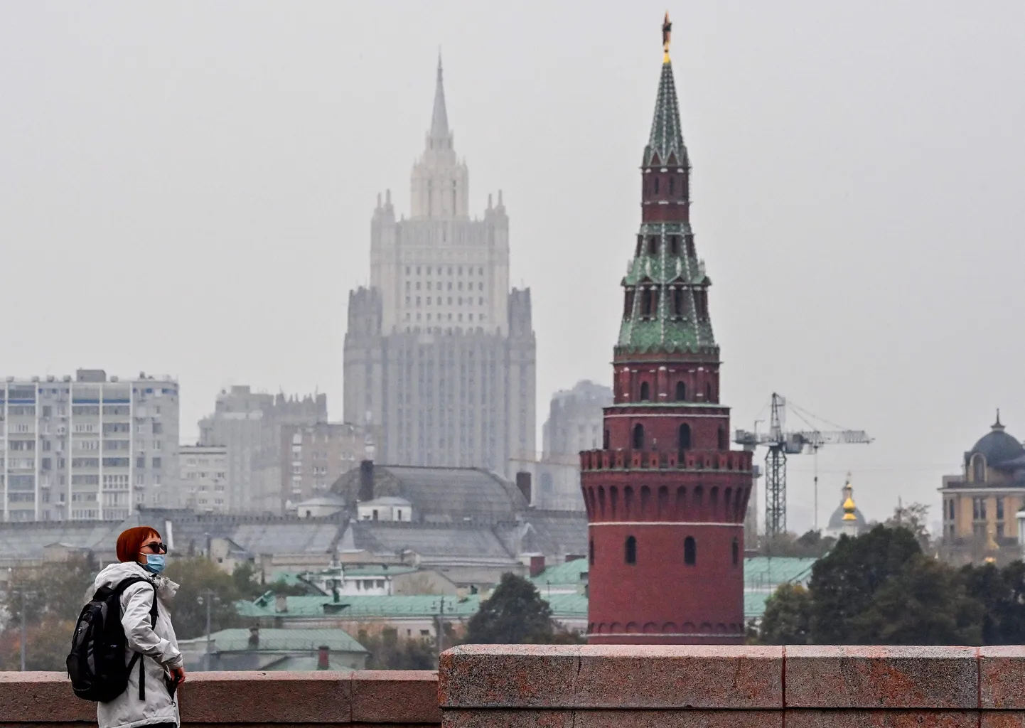 Moskva Kreml ja Vene välisministeeriumi hoone. Foto on illustratiivne.