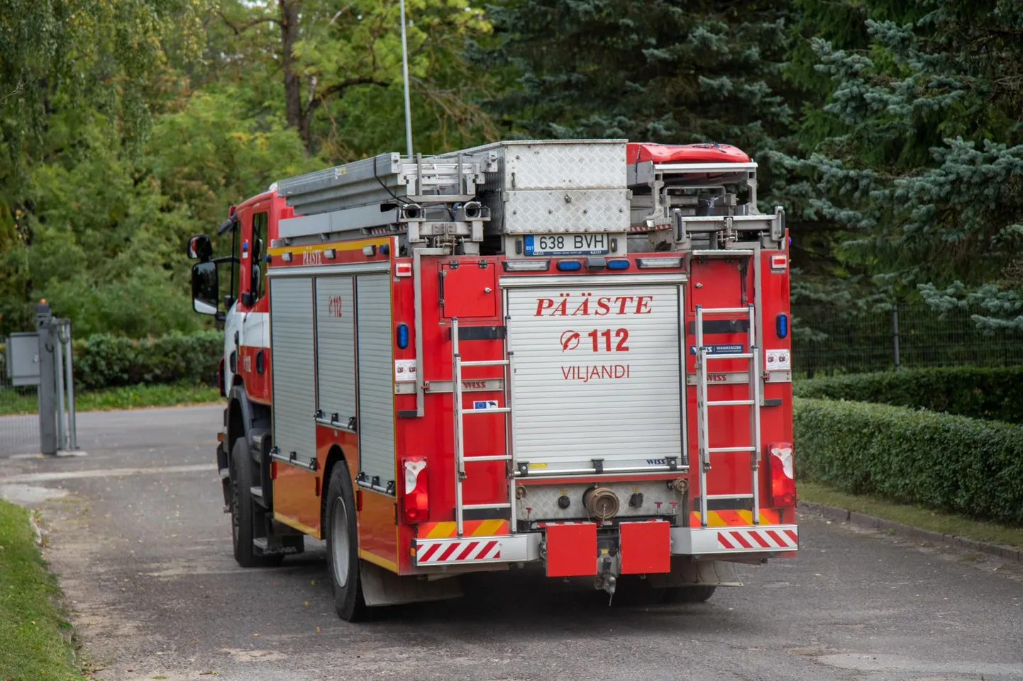 Laupäeva hommikul tuli päästjatel Viiratsi kortermaja akna vahele jäänud kassi päästa.