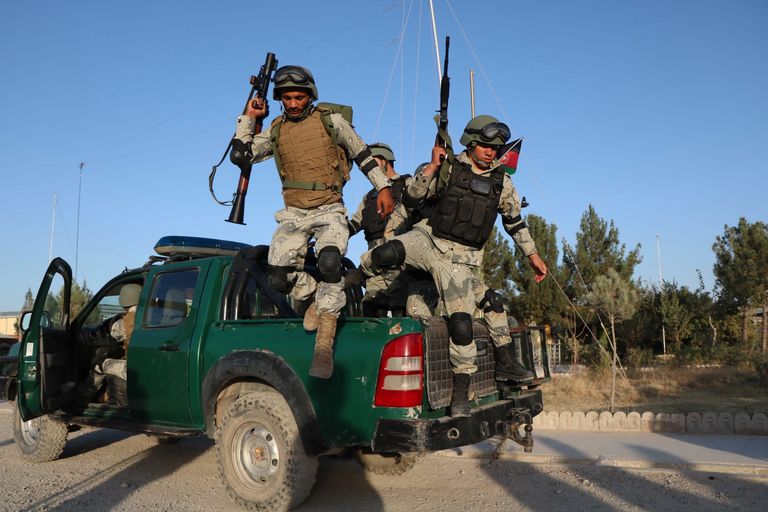 Afgaani julgeolekujõud.