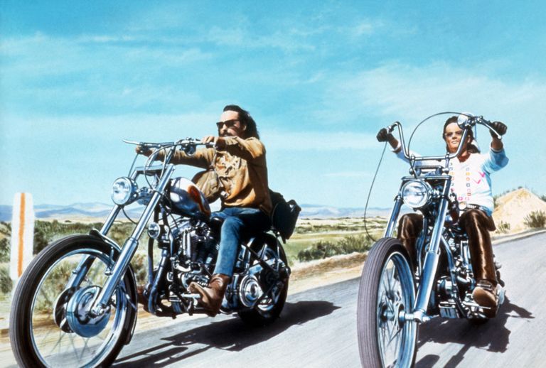 Kaader 1969. aasta filmist «Easy Rider». Pildil Dennis Hopper (vasakul) ja Peter Fonda