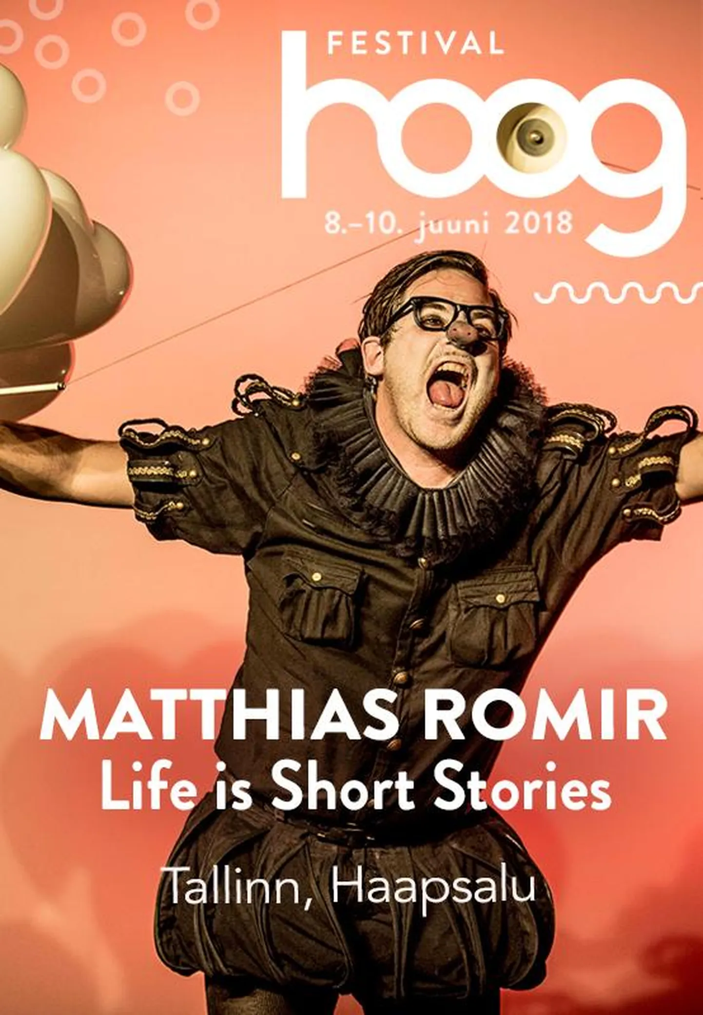 Matthias Romir festifalil HOOG FOTO: Plakat