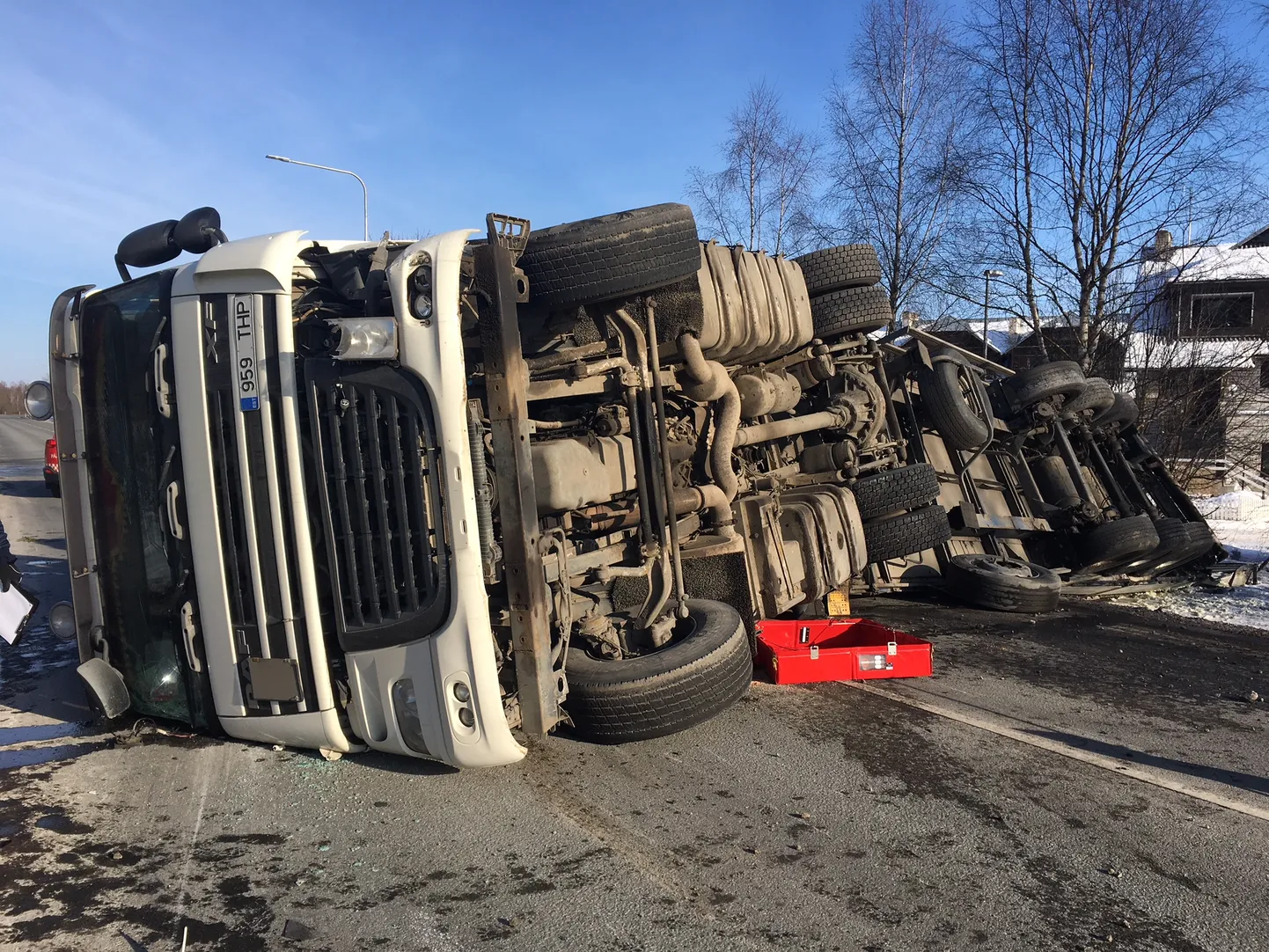 Avarii Paide Pärnu-Rakvere maanteel.