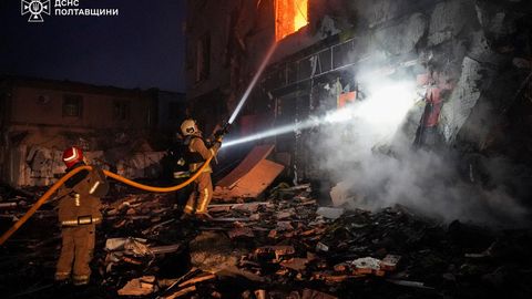 Krievijas dronu triecienā Poltavas apgabalā viens nogalinātais