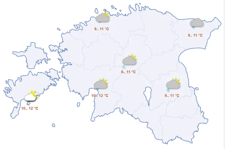 Ilm pühapäeval