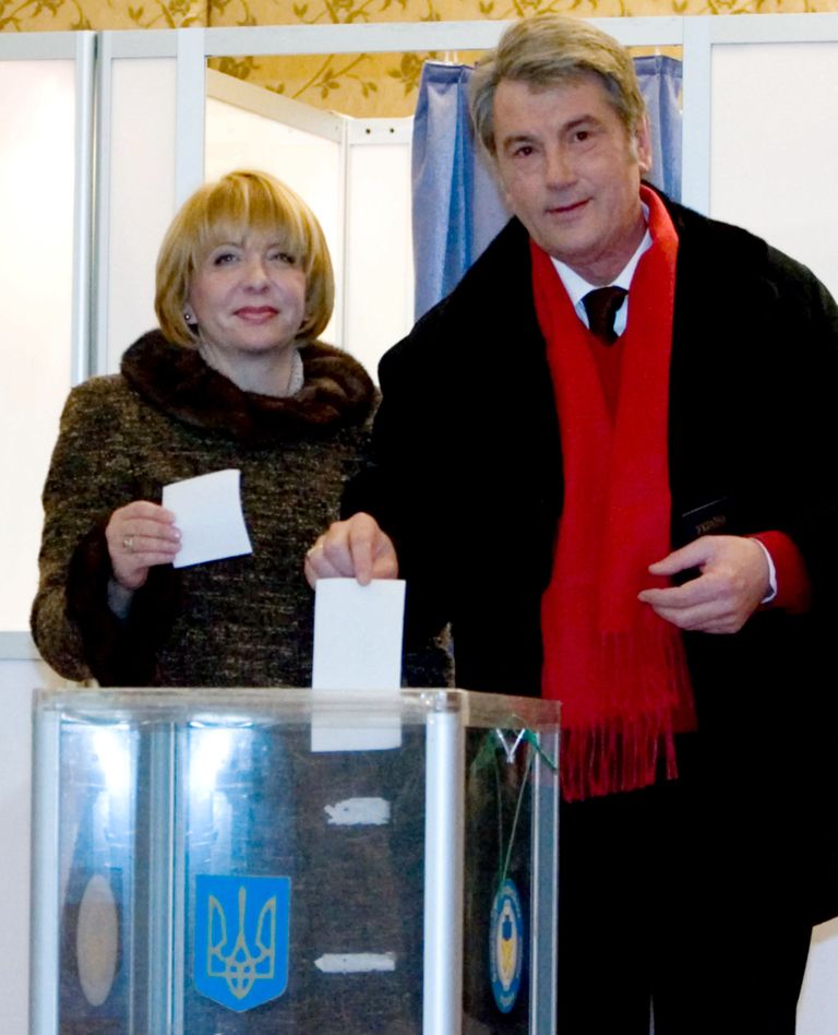 Viktor Juštšenko ja ta naine Kateryna