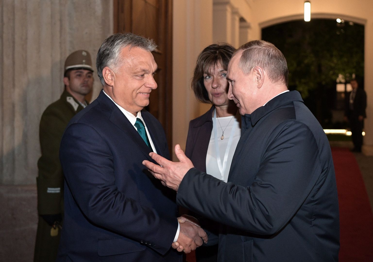 Виктор Орбан и Владимир Путин.