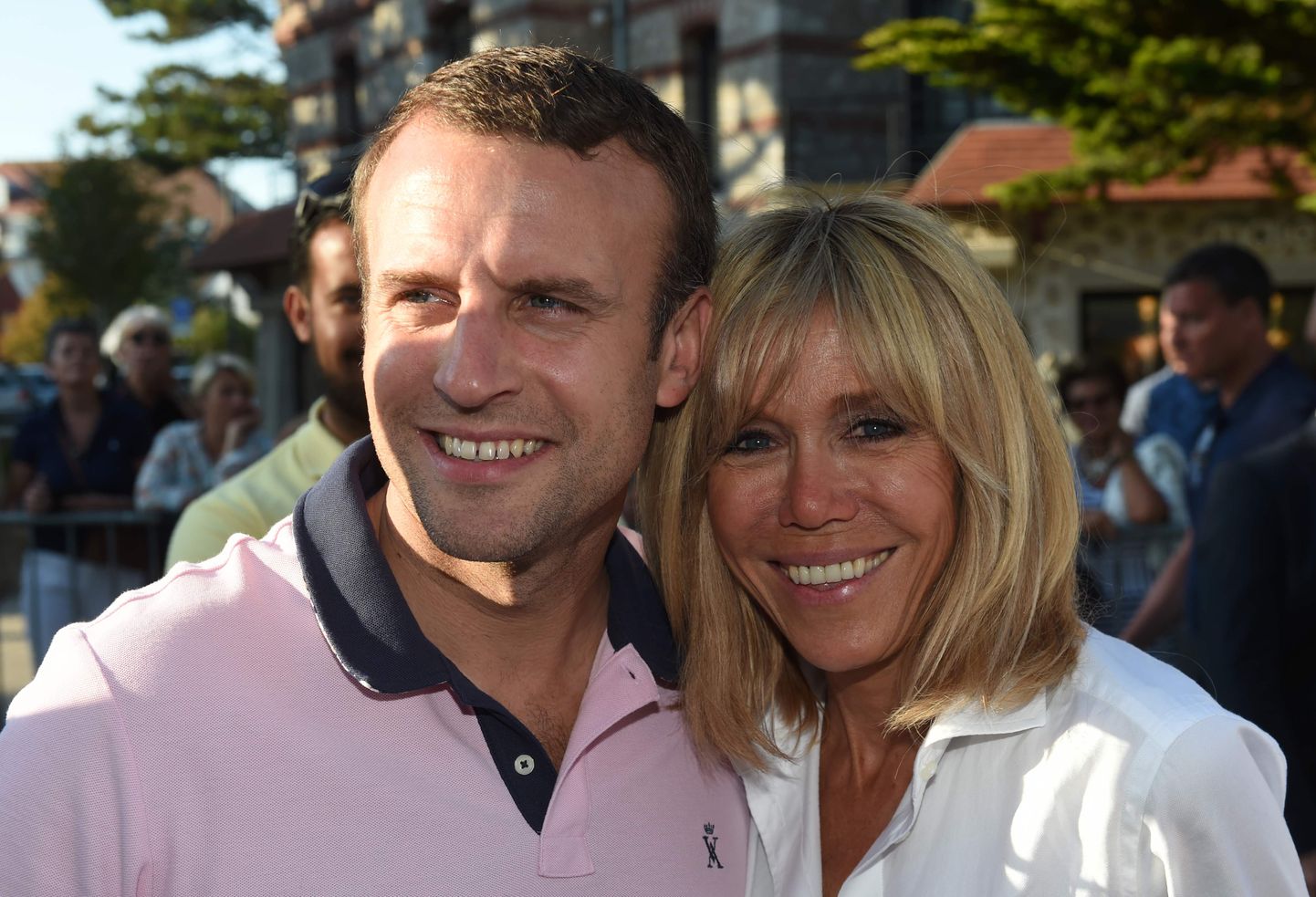 Prantsuse president Emmanuel Macron ja ta naine Brigitte Macron