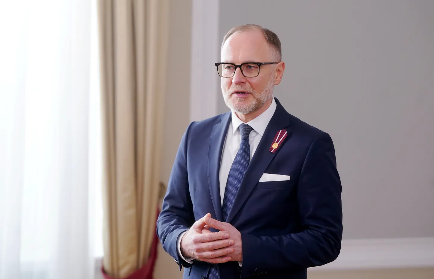 Aizsardzības ministrs Andris Sprūds.