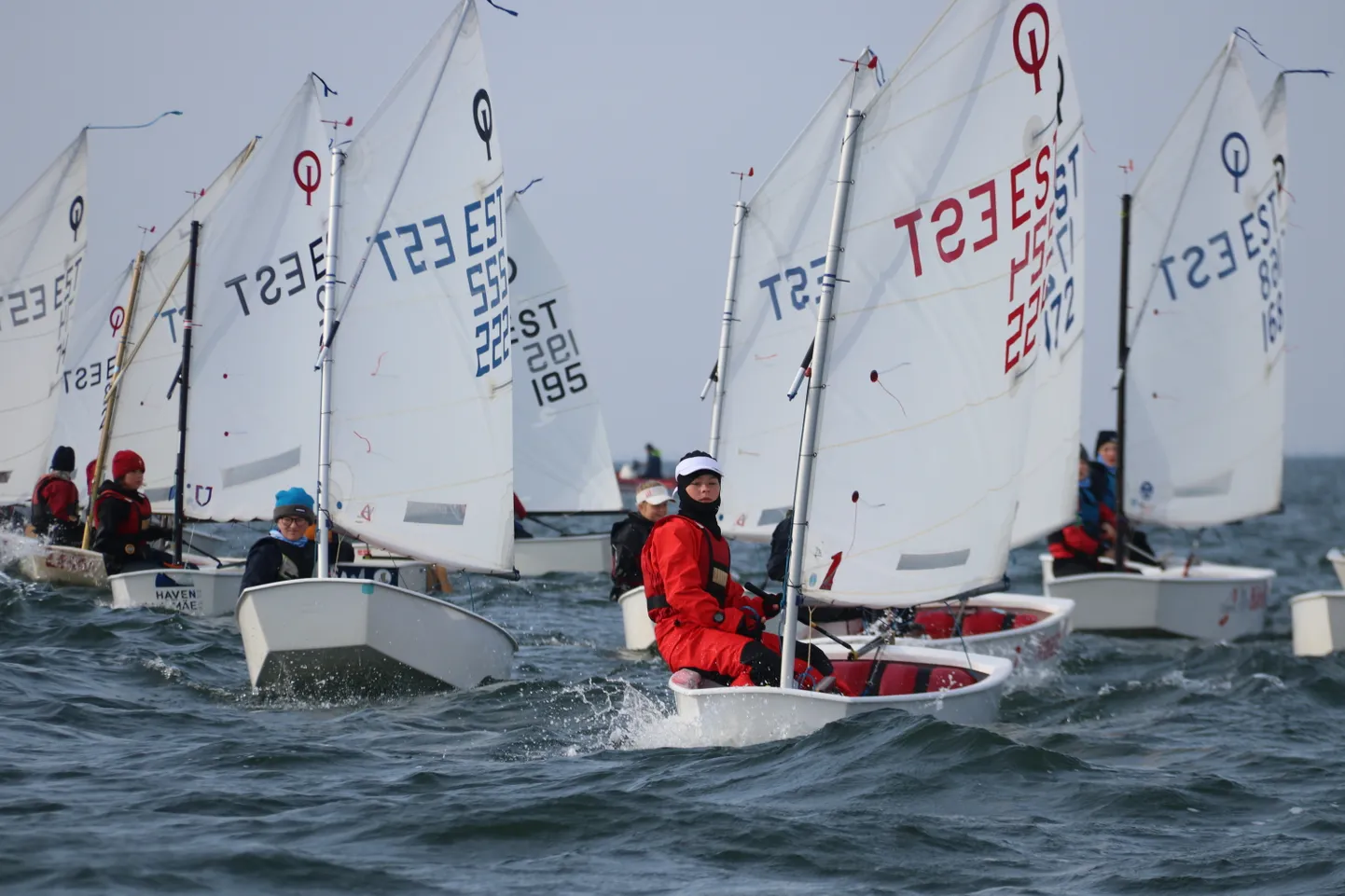 Optimist klassi juunioride grupi start 2020