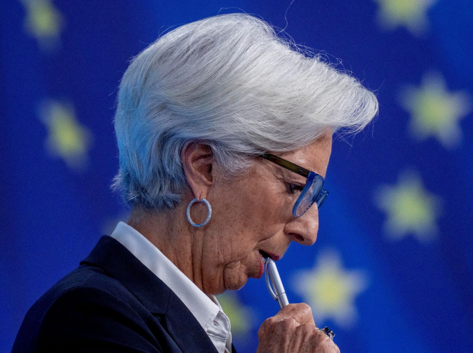 Euroopa keskpanga juht Christine Lagarde ei taha intressitõusuga kiirustada.