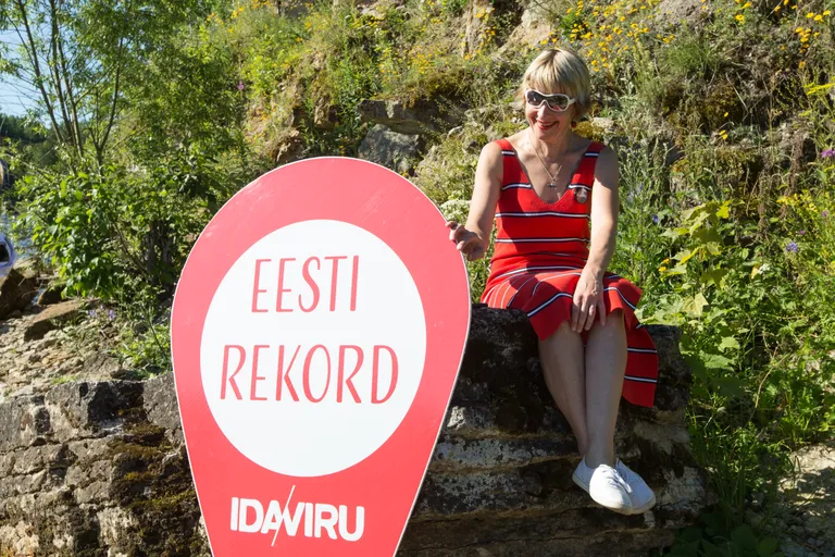 Kadri Jalonen Eesti idapoolseimas punktis.