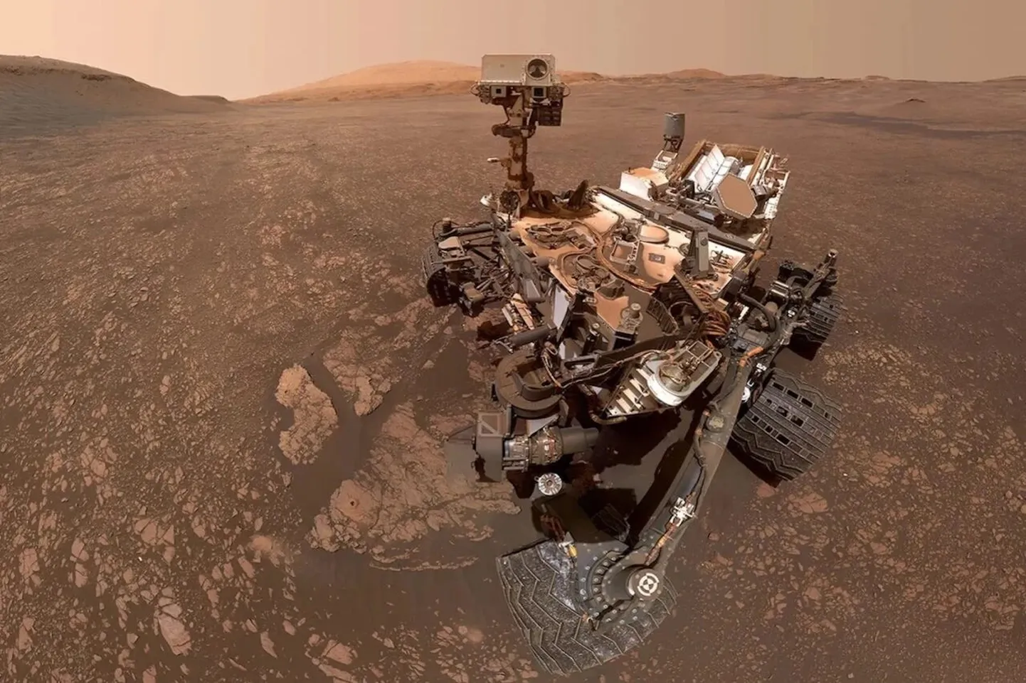NASA's Curiosity uurimisrobot Marsil.