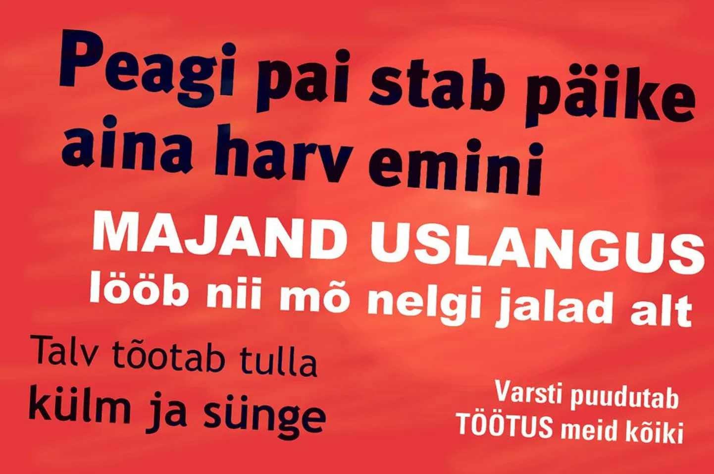 Püüa mitte mõelda negatiivsele tulevikule, vaid keskendu sellele, kuidas               asjad tegelikult on.