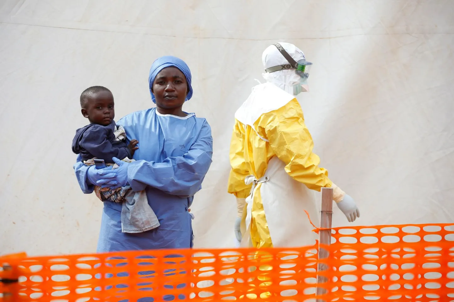 Ebola ravikeskus Kongo Demokraatlikus Vabariigis Butembos. 