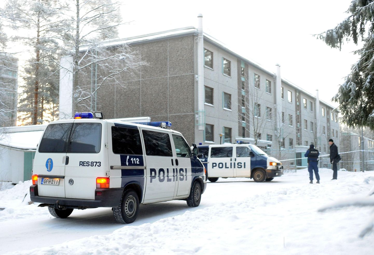 Финские полицейские.