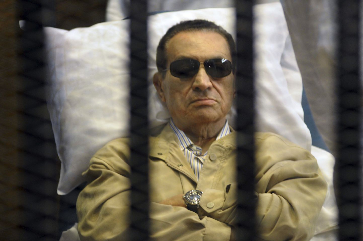 Egiptuse endine president Hosni Mubarak 2012. juunikuus Kairos asuvas kohtumajas.