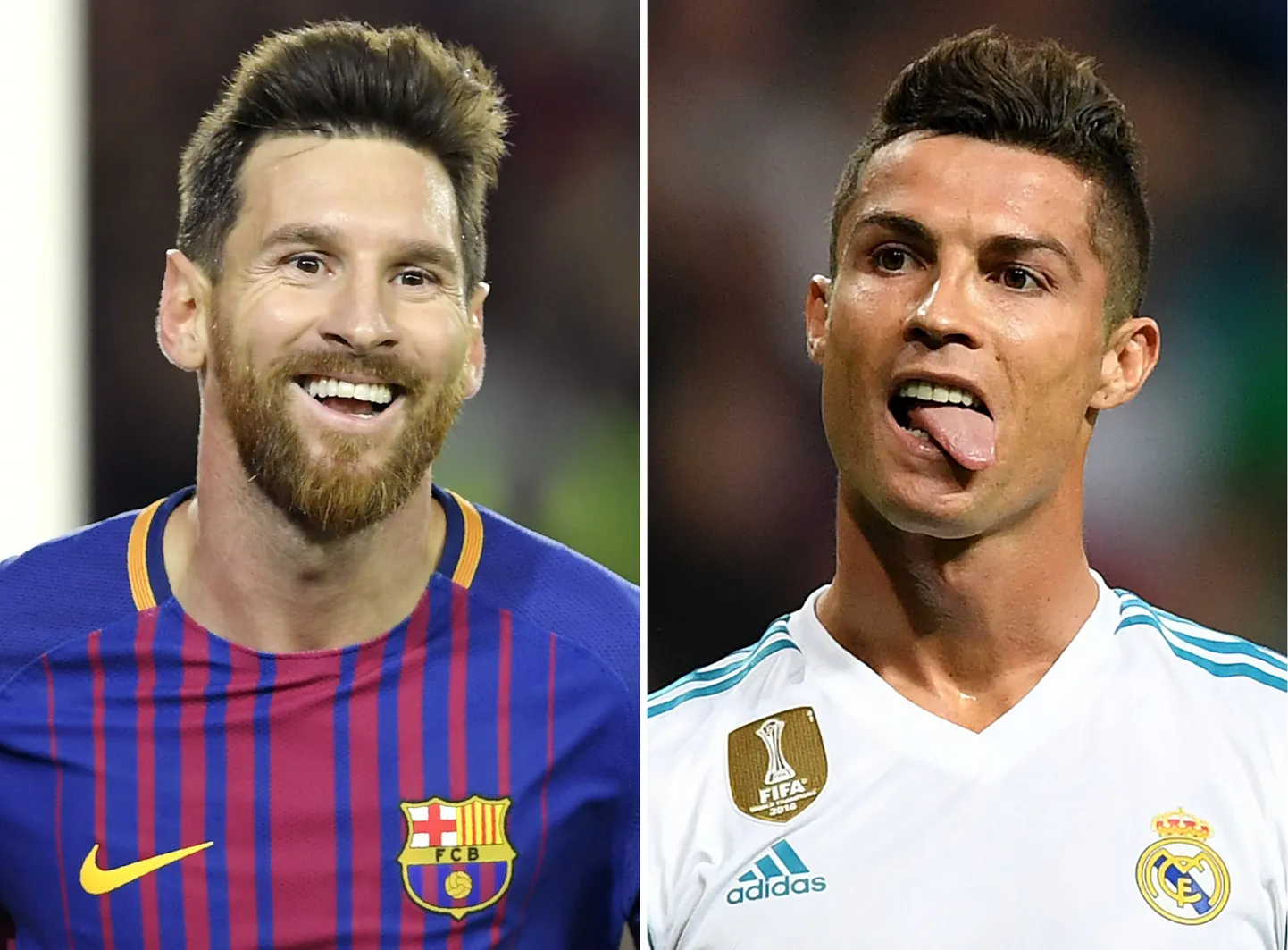 Lionel Messi ja Cristiano Ronaldo.