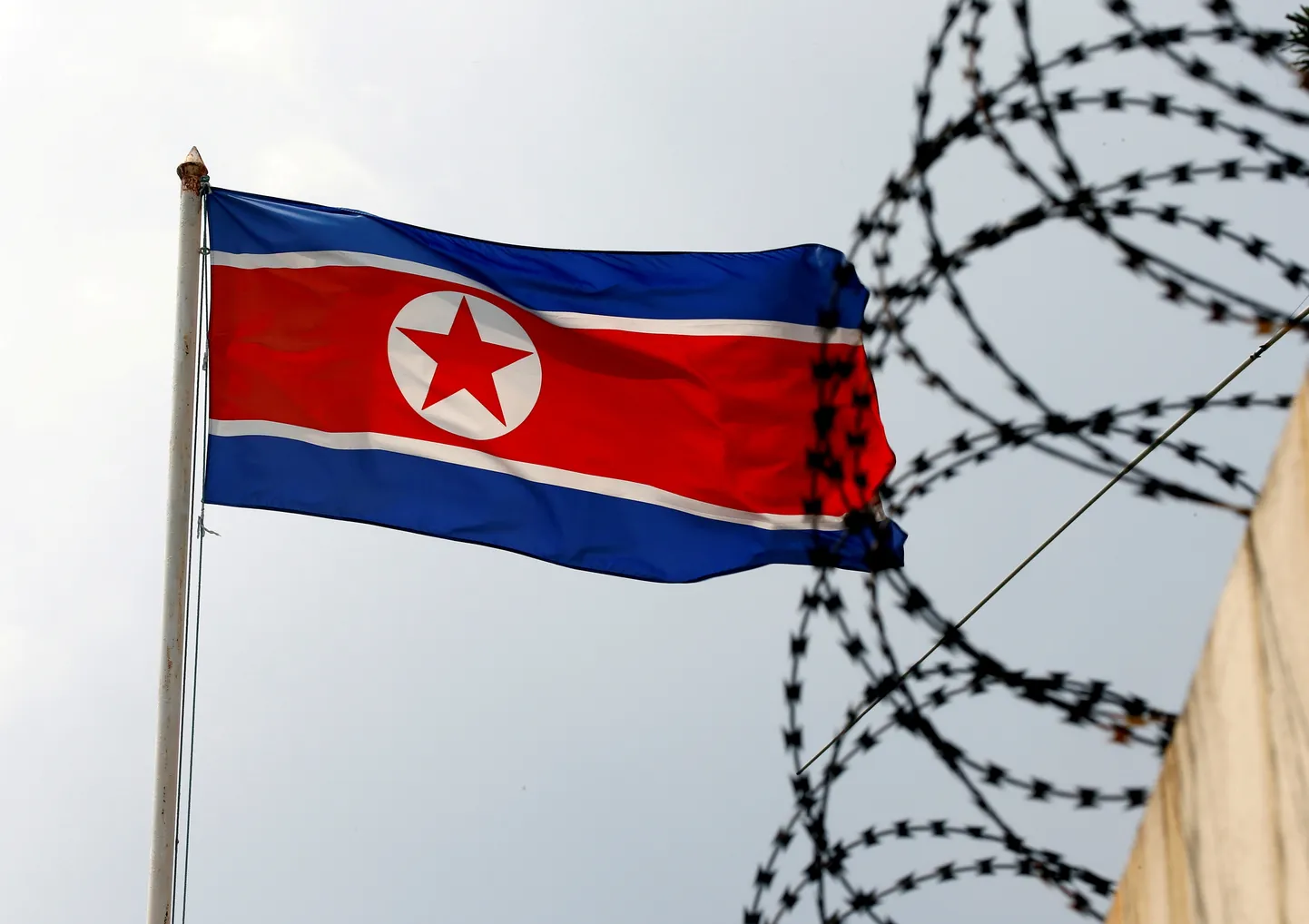 Põhja-Korea lipp