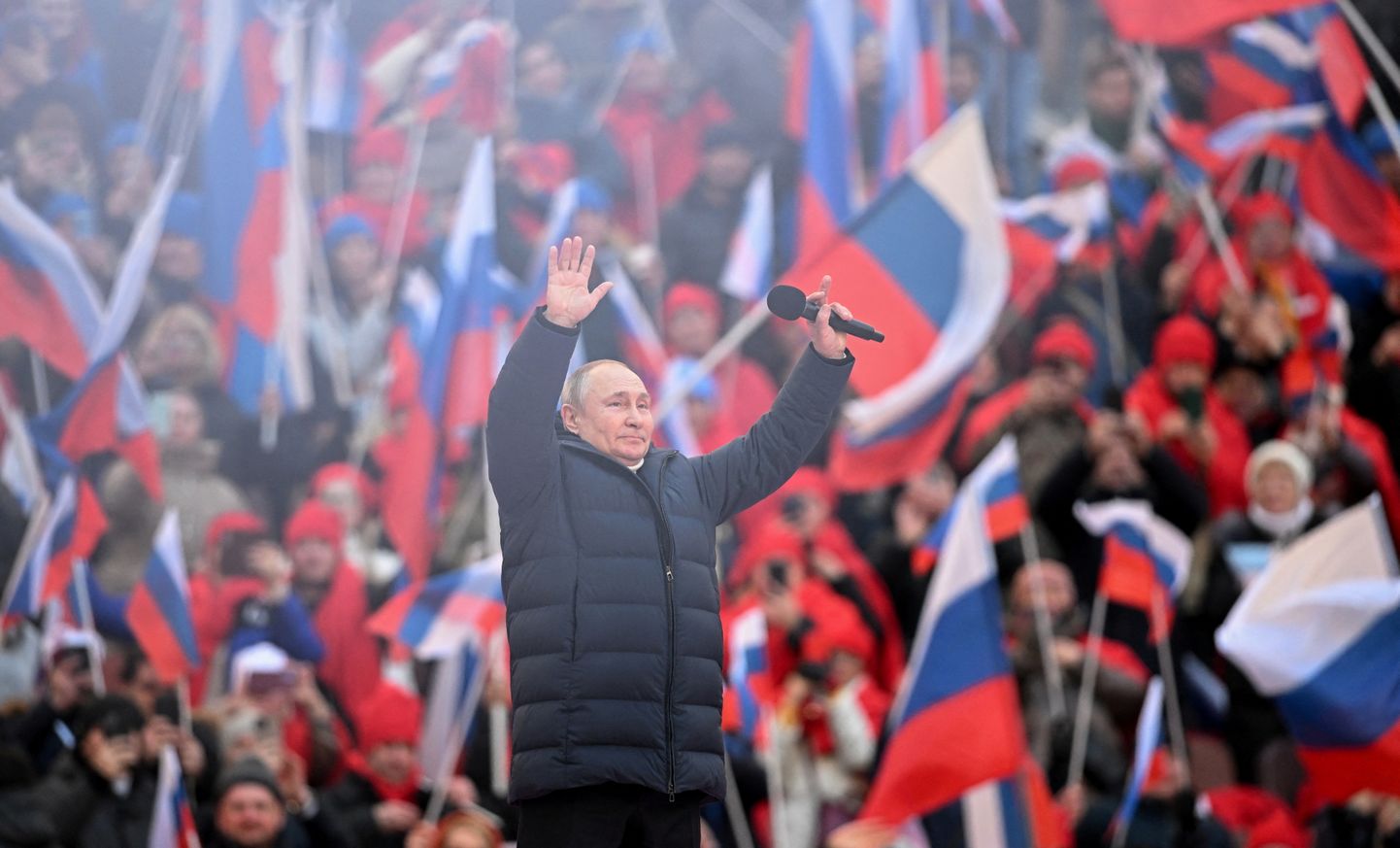 Putina koncertmītiņš Krimas aneksijas gadadienā.