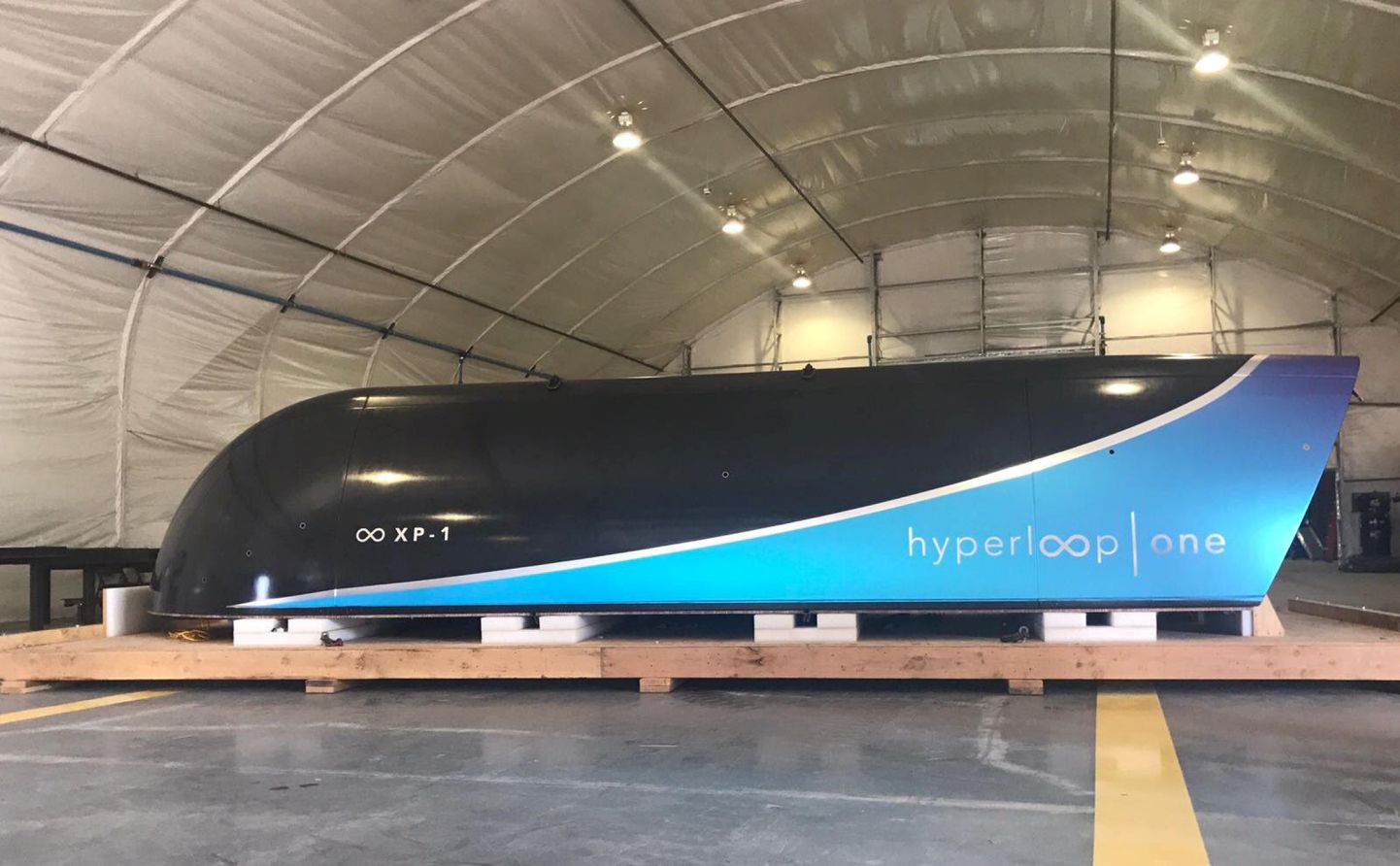 Hyperloopi testmudel Nevadas.