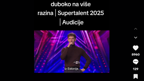 KLIPP ⟩ Horvaatia talendisaates üles astunud Eesti laulja lõi etteastega kohtunikud ja publiku pahviks