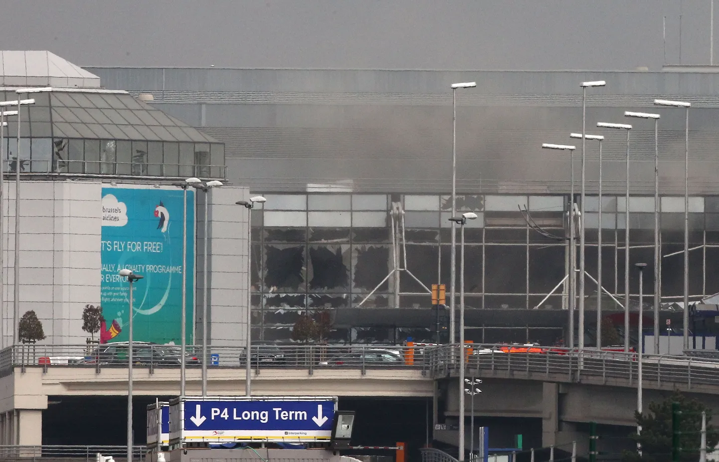 Пострадавший от теракта Брюссельский аэропорт.